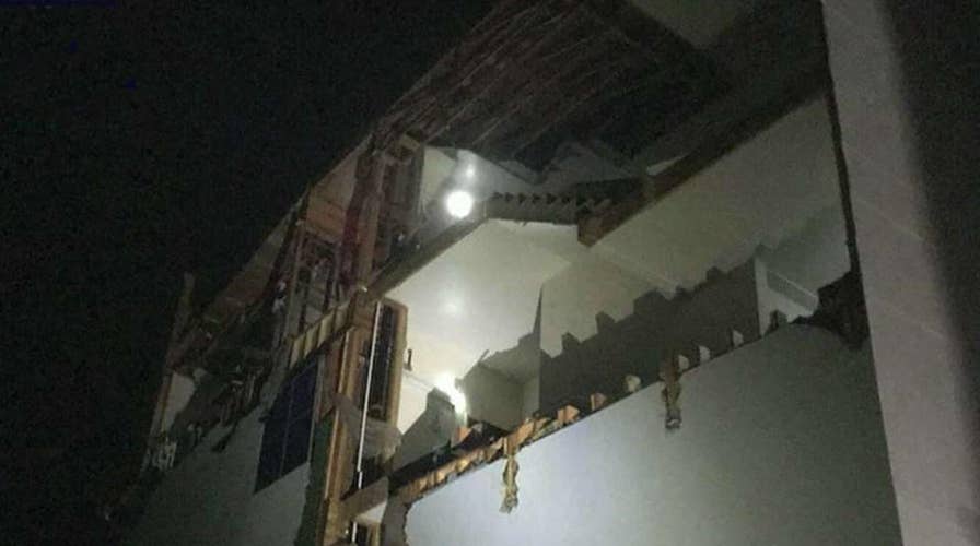 Rockport, Texas hit hard by Hurricane Harvey