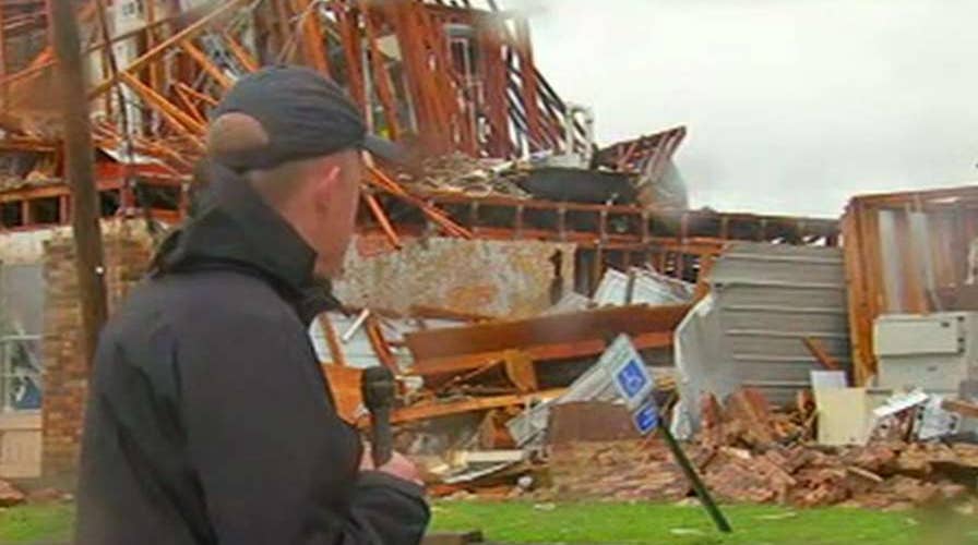 Hurricane Harvey does major damage in Rockport, Texas