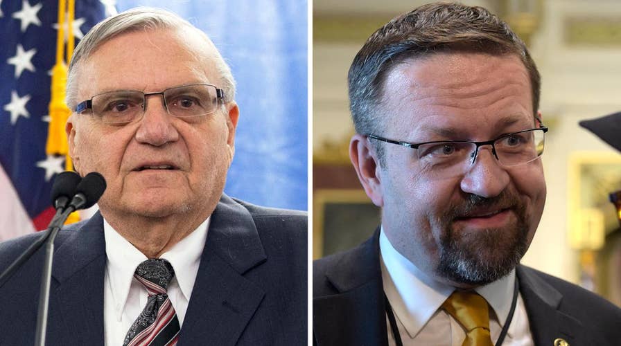 Arpaio pardon and Gorka exit come during Hurricane Harvey