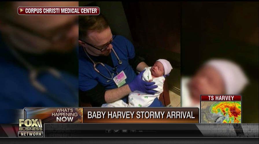 Baby Harvey born in Texas