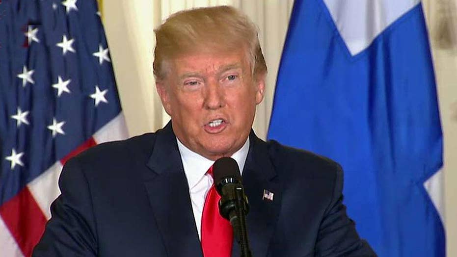 Trump Holds Press Conference With Finnish President Sauli Niinisto Live Blog Fox News