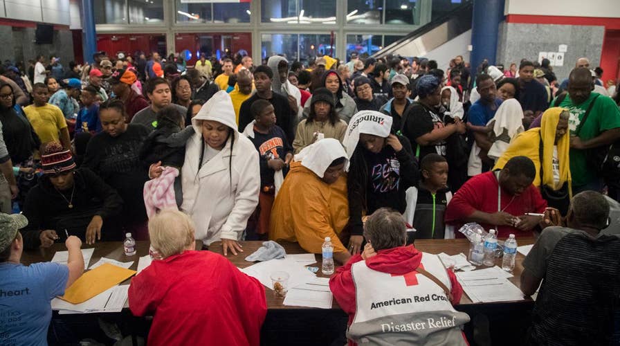 Over 9,000 seek shelter in Houston's convention center