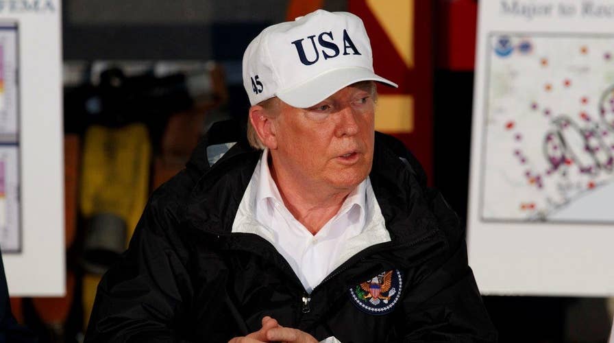 Trump salutes coordination between local, federal responders