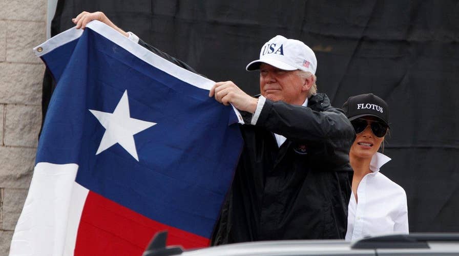 Trump sets historic standard for Texas relief effort