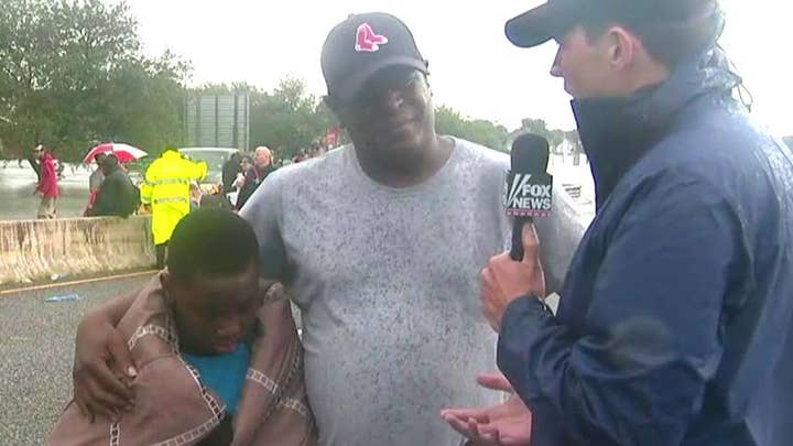 Harvey victim describes horror as floodwaters swamped home