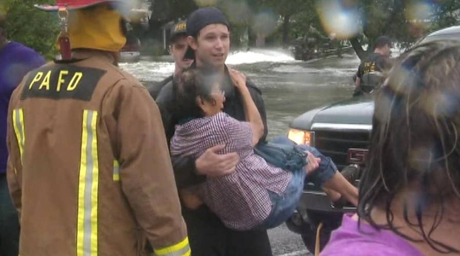 Residents evacuated as Harvey floodwaters swamp Port Arthur