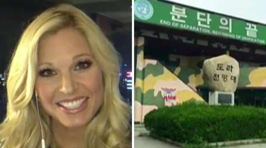 Anna Kooiman visits Korea's Demilitarized Zone