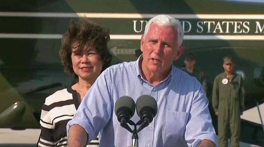 Pence inspired by Harvey first responders and volunteers