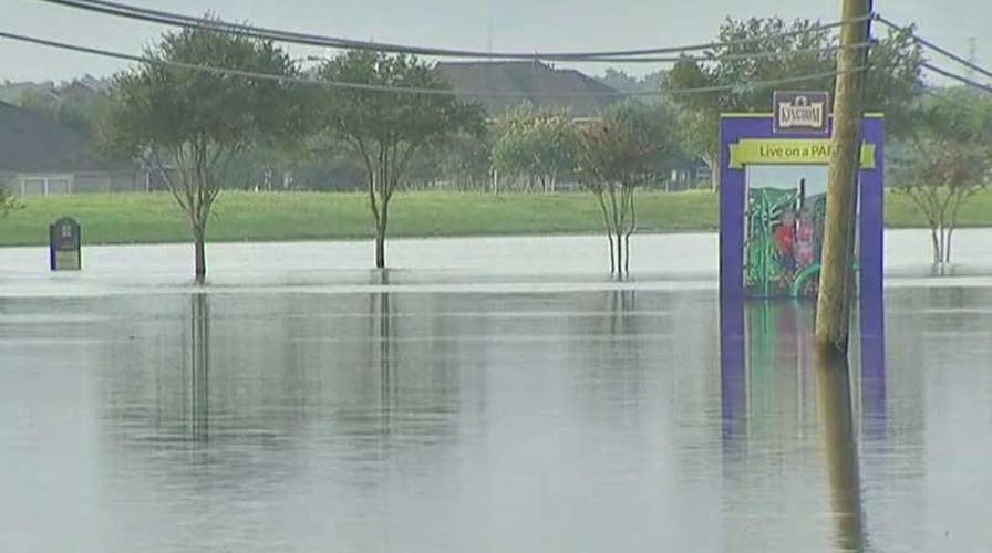 Waters still rising on Brazos River in Texas