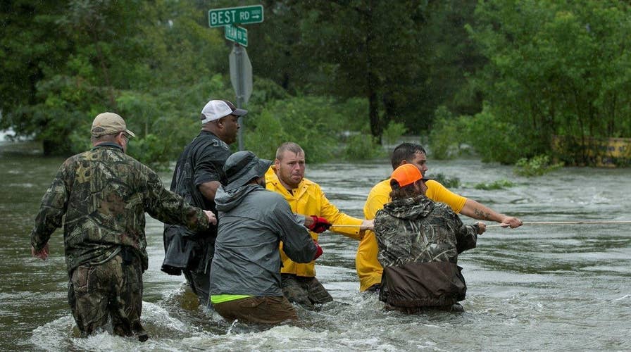 Hurricane Harvey sparks a debate about climate change