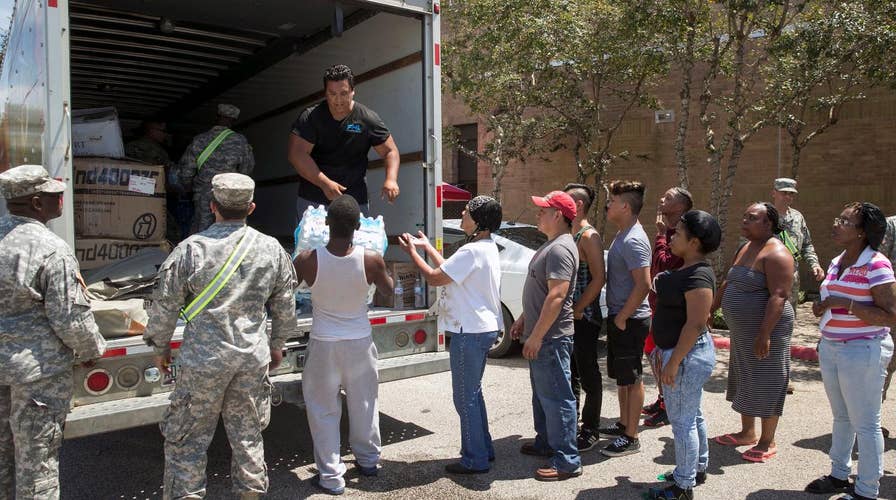 US military bringing in resources to aid Harvey relief