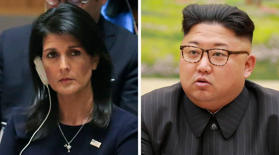 Haley: North Korea is 'begging for war'