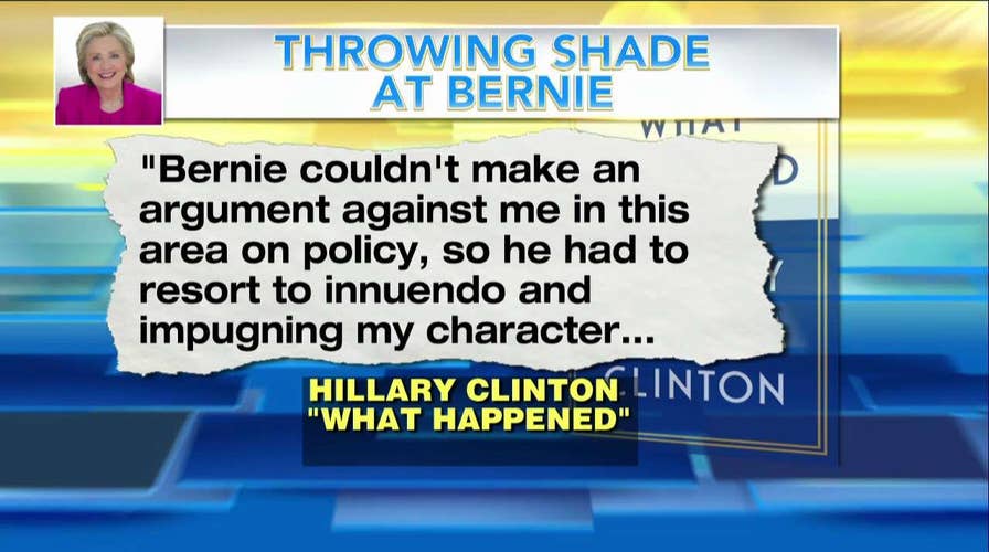 Hillary Throws Shade at Bernie in new book