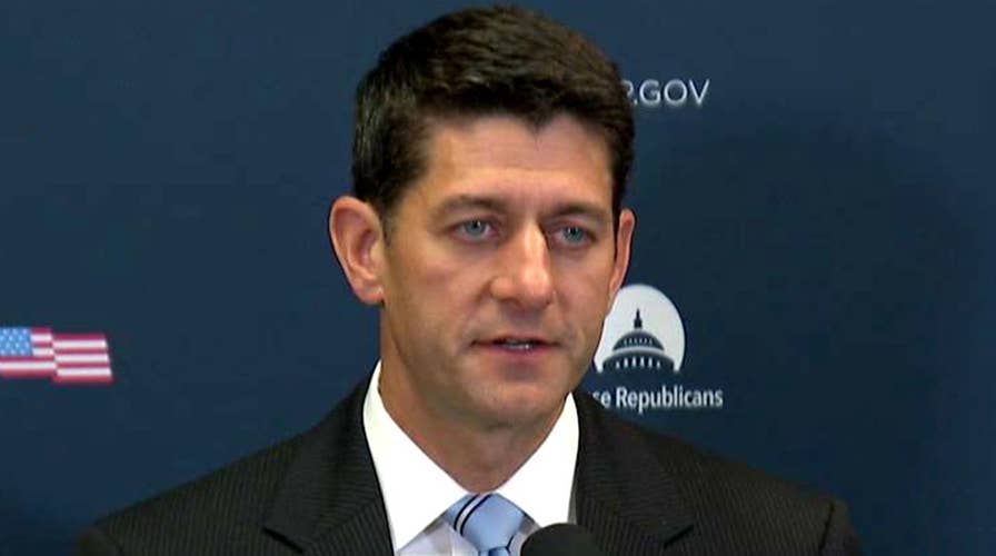 Ryan: 'Disgraceful' Dems playing politics with debt ceiling