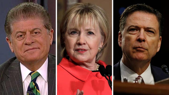 Napolitano: Hillary should have hit Comey hard over probe