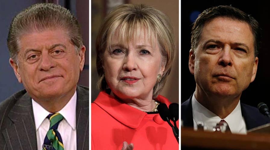 Napolitano: Hillary should have hit Comey hard over probe