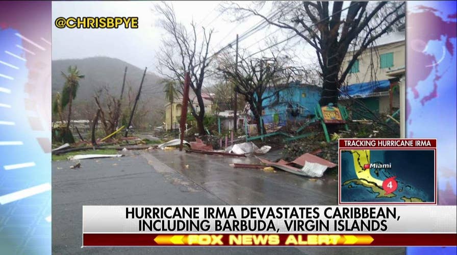 Devastation from Hurricane Irma in Caribbean states