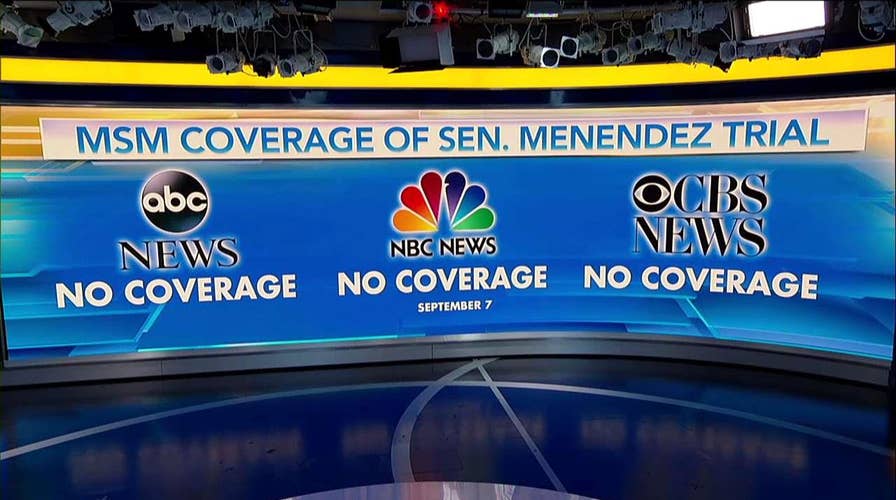 Sen. Menendez trial gets no coverage on evening news.