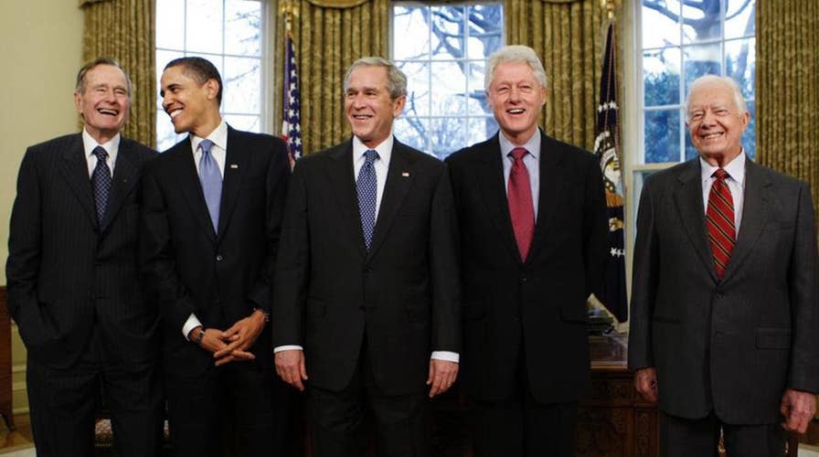 All five living former presidents team up for Harvey relief