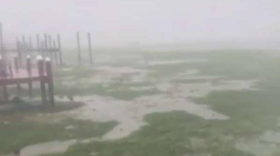 Hurricane Irma pulls water away from Key Largo coast
