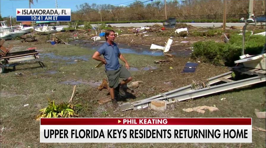 Phil Keating reports on "devastation" in Florida Keys