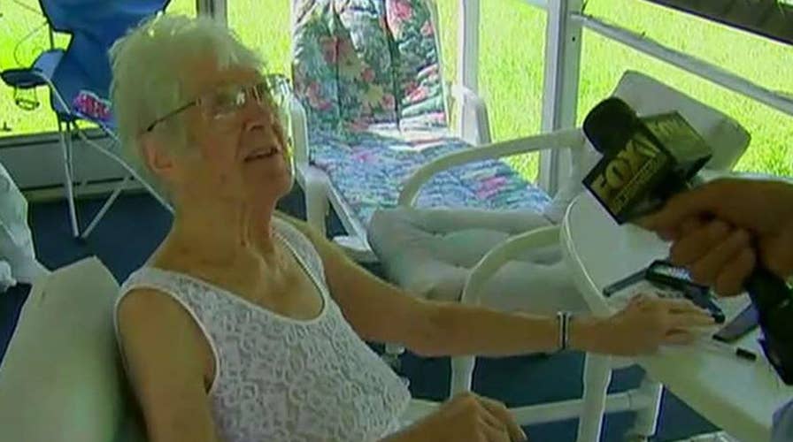 FBN's Jeff Flock surprises his mother during report