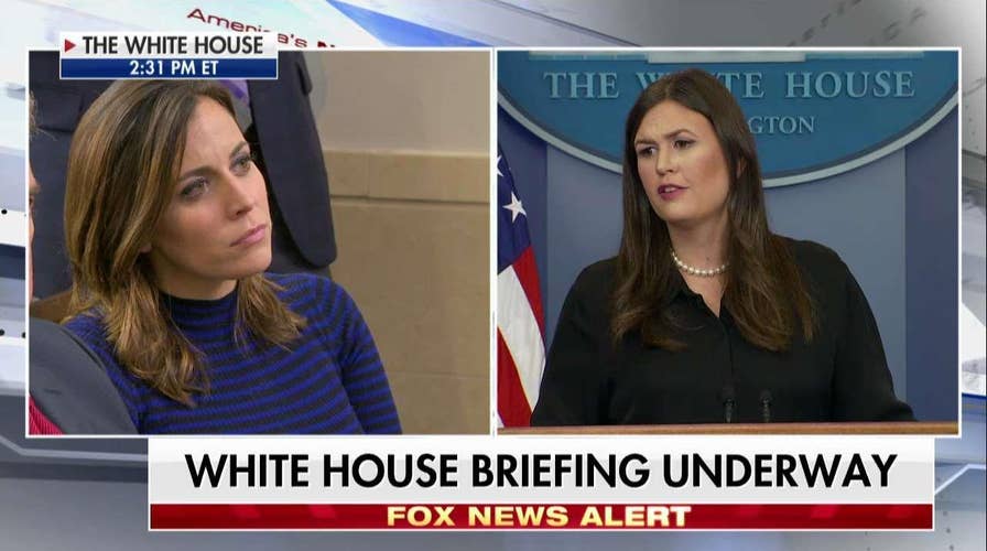 Sarah Sanders Scolds Media for 'Distorting' Trump Meeting with Dem Leaders