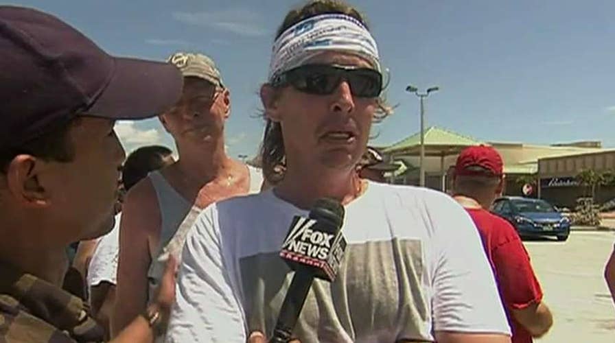 Helicopters deliver supplies to stranded Keys residents