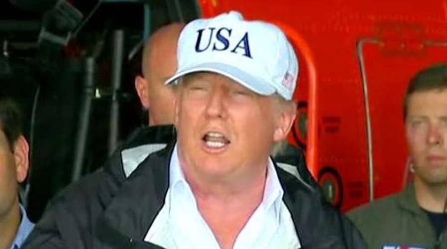 Trump praises Irma first responders, relief workers
