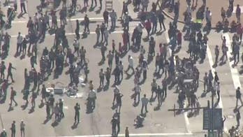 St. Louis protests turn violent after white cop's acquittal leaves city on edge