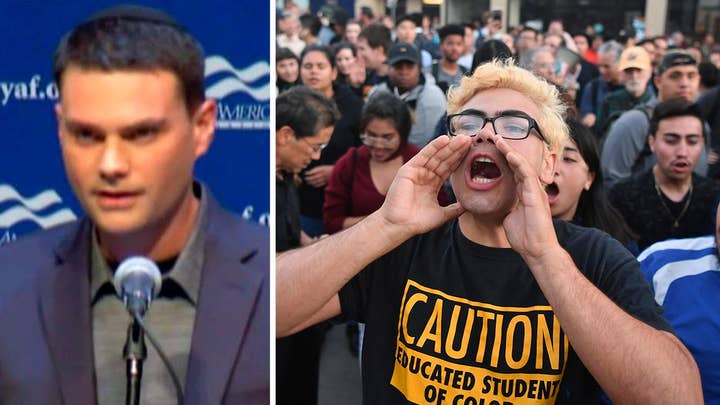 Ben Shapiro speaks at UC Berkeley amid protests