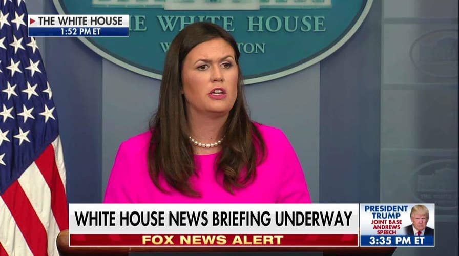 Sarah Sanders reiterates stance on ESPN, Jemele Hill