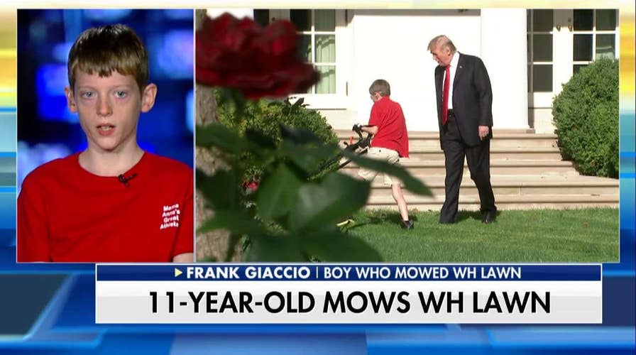 Boy Who Mowed WH Lawn: 'I Knew He Was Very Impressed'