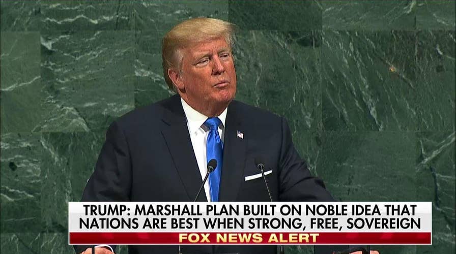 Addresses United Nations General Assembly