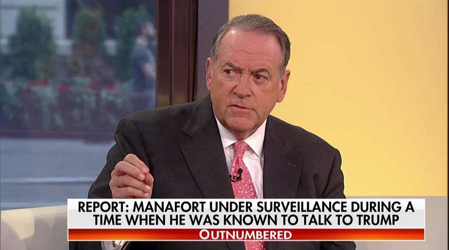 Huckabee on why Manafort wiretap report is "frightening"