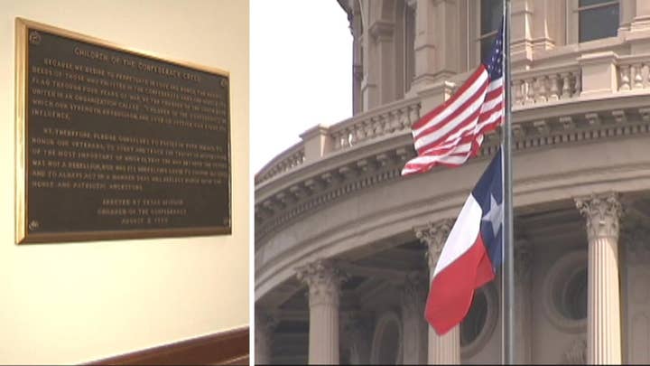 Texas lawmaker wants confederate plaque removed from Capitol