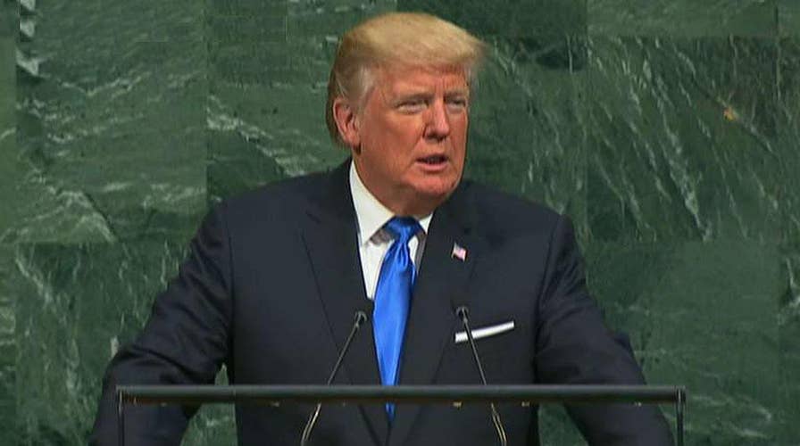 Liberal critics pan President Trump's UN address