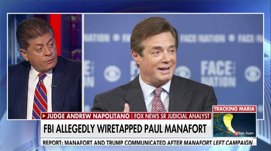 Judge Napolitano on Paul Manafort wiretap