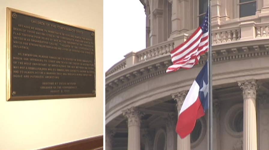 Texas lawmaker wants confederate plaque removed from Capitol