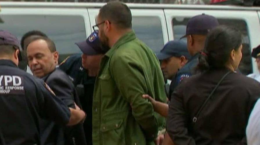 3 congressmen arrested at Trump Tower protest