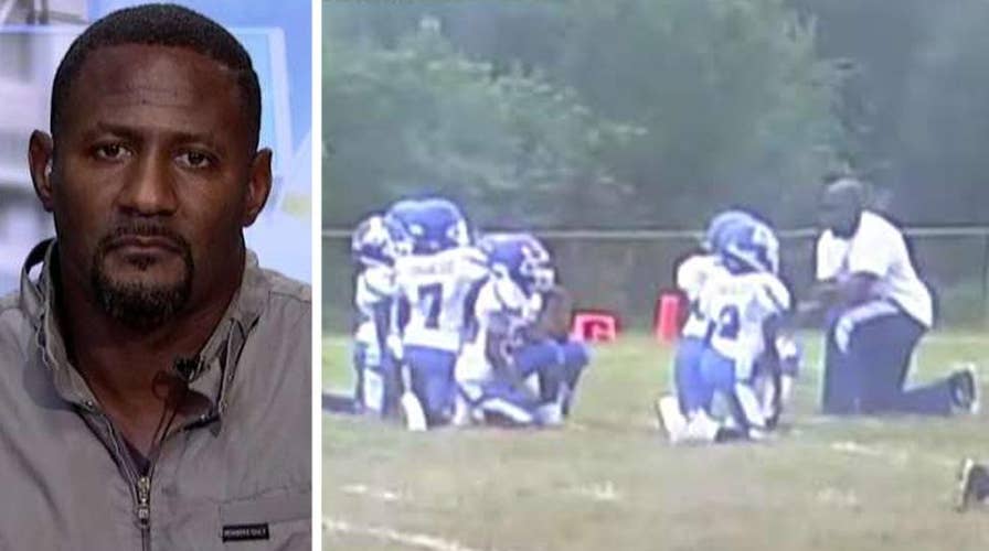 Tucker vs. Ex-NFLer: Kids' Kaepernick-inspired protest