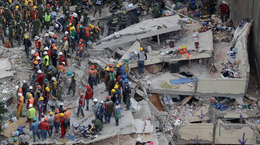 Rescuers search for victims after Mexico earthquake