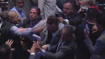 Protesters violently ejected from Erdogan speech in NYC