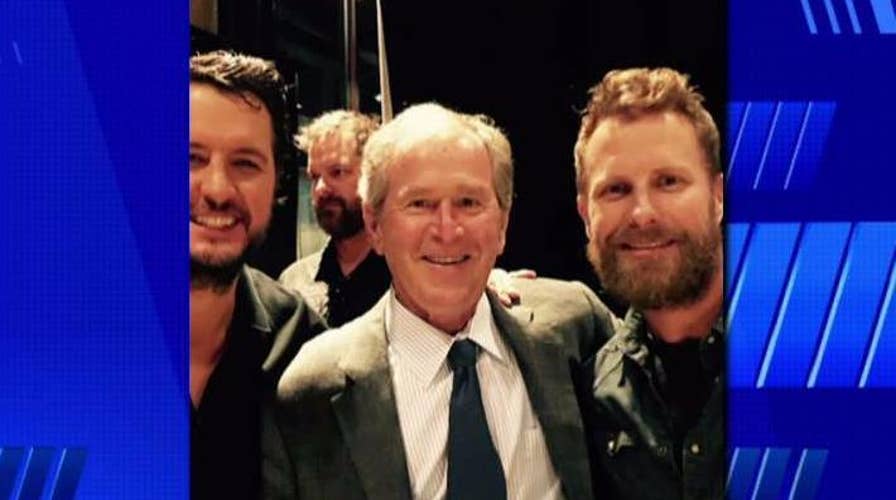 George W. Bush meets Dierks Bentley