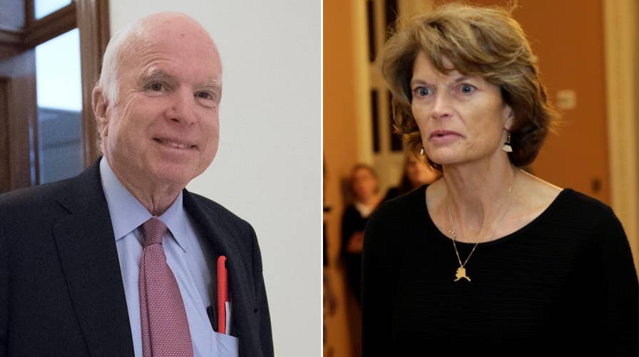 Health care vote could come down to McCain, Murkowski
