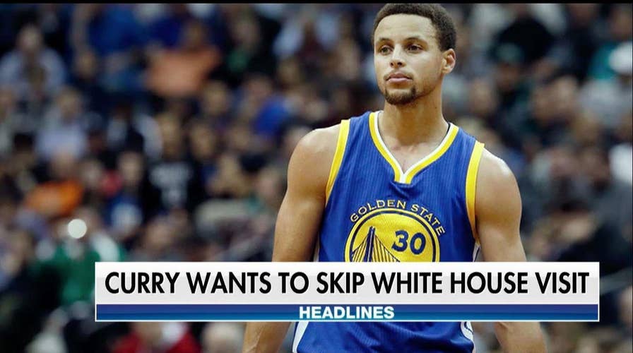 NBA star Steph Curry wants to skip WH visit