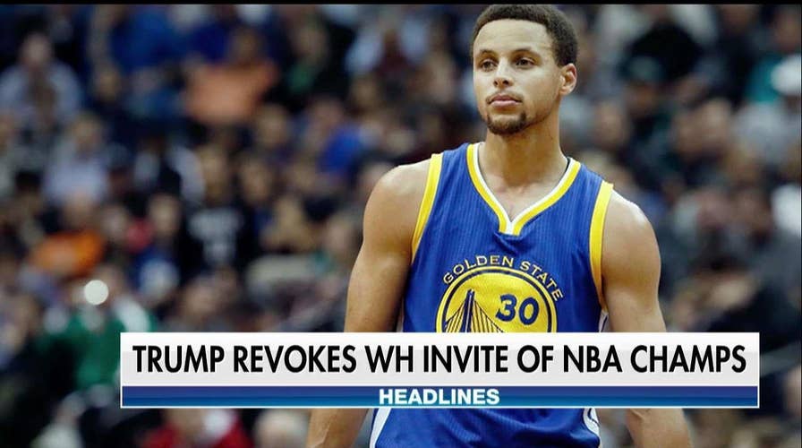 Trump Withdraws Invitation for Steph Curry, Golden State Warriors to Visit WH