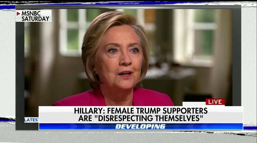 Clinton Rips Female Trump Supporters