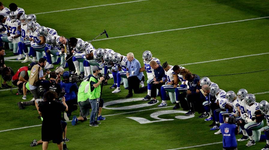 Showdown over anthem protests: NFL ratings taking a hit?