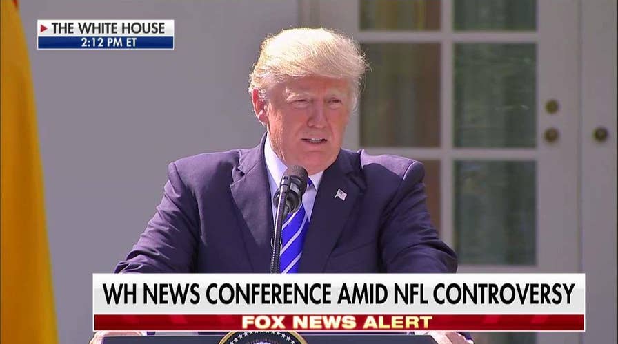 Trump: I Was Ashamed, Not Preoccupied by NFL Anthem Protests